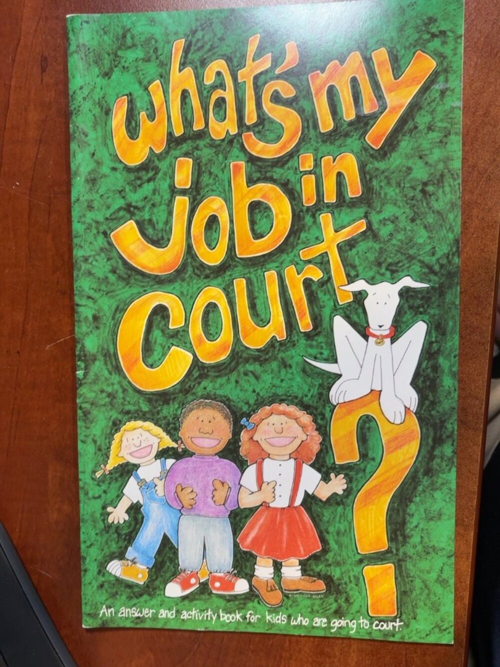 Vintage 1989 What’s My Job in Court? Ontario Attorney General Kids Activity Book